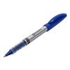 Ручка-роллер BRAUBERG "Control", СИНЯЯ, корпус серебристый, узел 0,5 мм, линия письма 0,3 мм, 141554 - фото 2579891