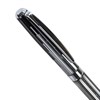 Ручка подарочная шариковая GALANT "Offenbach", корпус серебристый с черным, хромированные детали, пишущий узел 0,7 мм, синяя, 141014 - фото 2579963