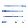 Ручка гелевая ERICH KRAUSE "G-Tone", СИНЯЯ, корпус тонированный синий, узел 0,5 мм, линия письма 0,4 мм, 17809 - фото 2580003