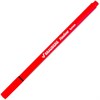 Ручка капиллярная (линер) BRAUBERG "Aero", КРАСНАЯ, трехгранная, металлический наконечник, линия письма 0,4 мм, 142254 - фото 2580009