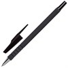 Ручка шариковая STAFF "EVERYDAY" BP-191, ЧЕРНАЯ, корпус прорезиненный черный, узел 0,7 мм, линия письма 0,35 мм, 142398 - фото 2580042