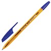 Ручка шариковая BRAUBERG "X-333" AMBER, СИНЯЯ, корпус тонированный оранжевый, узел 0,7 мм, линия письма 0,35 мм, 142832 - фото 2580529