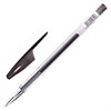 Ручка гелевая ERICH KRAUSE "R-301 Original Gel", ЧЕРНАЯ, корпус прозрачный, узел 0,5 мм, линия письма 0,4 мм, 42721 - фото 2580571
