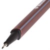 Ручка капиллярная (линер) BRAUBERG "Aero", КОРИЧНЕВАЯ, трехгранная, металлический наконечник, линия письма 0,4 мм, 142257 - фото 2580702