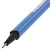 Ручка капиллярная (линер) BRAUBERG "Aero", ГОЛУБАЯ, трехгранная, металлический наконечник, линия письма 0,4 мм, 142259 - фото 2580782