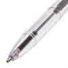 Ручка шариковая BRAUBERG "X-333", ЧЕРНАЯ, корпус прозрачный, узел 0,7 мм, линия письма 0,35 мм, 142406 - фото 2580795
