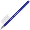 Ручка гелевая BRAUBERG "Matt Gel", СИНЯЯ, корпус soft-touch, узел 0,5 мм, линия 0,35 мм, 142945 - фото 2580814