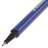 Ручка капиллярная (линер) BRAUBERG "Aero", СИНЯЯ, трехгранная, металлический наконечник, линия письма 0,4 мм, 142253 - фото 2580838