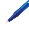 Ручка шариковая автоматическая BIC "Round Stic Clic", СИНЯЯ, корпус тонированный синий, узел 1 мм, линия письма 0,32 мм, 926376 - фото 2580902
