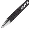 Ручка шариковая STAFF "EVERYDAY" BP-191, ЧЕРНАЯ, корпус прорезиненный черный, узел 0,7 мм, линия письма 0,35 мм, 142398 - фото 2581037