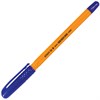 Ручка шариковая STAFF "EVERYDAY BP-247 Orange", СИНЯЯ, шестигранная, корпус оранжевый, линия письма 0,5 мм, 142661 - фото 2581066