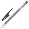 Ручка гелевая ERICH KRAUSE "R-301 Original Gel", ЧЕРНАЯ, корпус прозрачный, узел 0,5 мм, линия письма 0,4 мм, 42721 - фото 2581181