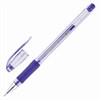 Ручка гелевая с грипом CROWN "Hi-Jell Needle Grip", СИНЯЯ, узел 0,7 мм, линия письма 0,5 мм, HJR-500RNB - фото 2581211