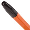 Ручка шариковая BRAUBERG "X-333 Orange", ЧЕРНАЯ, корпус оранжевый, узел 0,7 мм, линия письма 0,35 мм, 142410 - фото 2581293