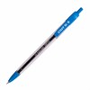 Ручка шариковая масляная автоматическая STAFF "OBP-252", СИНЯЯ, узел 0,7 мм, линия 0,35 мм, 142969 - фото 2581421