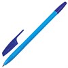Ручка шариковая BRAUBERG "X-333" NEON SOLID, СИНЯЯ, корпус ассорти, узел 0,7 мм, линия письма 0,35 мм, 142831 - фото 2581437