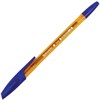 Ручка шариковая BRAUBERG "X-333" AMBER, СИНЯЯ, корпус тонированный оранжевый, узел 0,7 мм, линия письма 0,35 мм, 142832 - фото 2581647