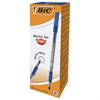 Ручка шариковая с грипом BIC "Round Stic Exact", СИНЯЯ, корпус серый, узел 0,7 мм, линия письма 0,28 мм, 918543 - фото 2581707