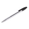 Ручка шариковая BRAUBERG "X-333", ЧЕРНАЯ, корпус прозрачный, узел 0,7 мм, линия письма 0,35 мм, 142406 - фото 2581768