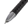 Ручка шариковая масляная BRAUBERG "Orient", ЧЕРНАЯ, корпус черный, игольчатый узел 0,7 мм, линия письма 0,35 мм, 143000 - фото 2581915