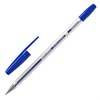 Ручка шариковая BRAUBERG "M-500 CLASSIC", СИНЯЯ, корпус прозрачный, узел 0,7 мм, линия письма 0,35 мм, 143444 - фото 2581950