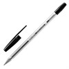 Ручка шариковая BRAUBERG "M-500 CLASSIC", ЧЕРНАЯ, корпус прозрачный, узел 0,7 мм, линия письма 0,35 мм, 143445 - фото 2581952