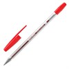 Ручка шариковая BRAUBERG "M-500 CLASSIC", КРАСНАЯ, корпус прозрачный, узел 0,7 мм, линия письма 0,35 мм, 143446 - фото 2581956