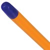 Ручка шариковая STAFF "EVERYDAY BP-247 Orange", СИНЯЯ, шестигранная, корпус оранжевый, линия письма 0,5 мм, 142661 - фото 2582021