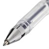 Ручка гелевая STAFF "Basic" GP-789, СИНЯЯ, корпус прозрачный, хромированные детали, узел 0,5 мм, 142788 - фото 2582063