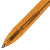 Ручка шариковая BRAUBERG "X-333" AMBER, СИНЯЯ, корпус тонированный оранжевый, узел 0,7 мм, линия письма 0,35 мм, 142832 - фото 2582068