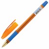 Ручка шариковая масляная с грипом BRAUBERG Model-XL ORANGE, СИНЯЯ, узел 0,7 мм, линия 0,35 мм, 143246 - фото 2582272