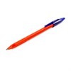 Ручка шариковая масляная STAFF "Basic OBP-679", СИНЯЯ, корпус оранжевый, узел 1 мм, линия письма 0,7 мм, 142679 - фото 2582435