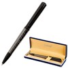 Ручка подарочная шариковая GALANT "PUNCTUM", корпус черный/оружейный металл, детали черные, узел 0,7 мм, синяя, 143521 - фото 2582452