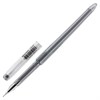 Ручка гелевая BRAUBERG DIAMOND, ЧЕРНАЯ, игольчатый узел 0,5 мм, линия письма 0,25 мм, 143379 - фото 2582579