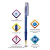 Ручка шариковая масляная с грипом BRAUBERG "i-Rite GT GLD", СИНЯЯ, корпус тонированный синий, узел 0,7 мм, 143302 - фото 2582702