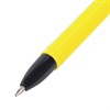 Ручка шариковая настольная BRAUBERG "SMILE", СИНЯЯ, корпус желтый, узел 0,7 мм, линия письма 0,35 мм, 143376 - фото 2582726
