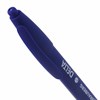 Ручка шариковая масляная автоматическая BRAUBERG "Delta", СИНЯЯ, soft-touch, 0,7 мм, линия 0,5 мм, 143339, OBPR365 - фото 2582898