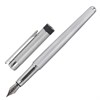 Ручка подарочная перьевая GALANT "SPIGEL", корпус серебристый, детали хромированные, узел 0,8 мм, 143530 - фото 2582981