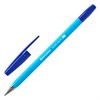 Ручка шариковая BRAUBERG "M-500 NEON", СИНЯЯ, корпус ассорти, узел 0,7 мм, линия письма 0,35 мм, 143452 - фото 2582991