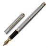 Ручка подарочная перьевая BRAUBERG "Maestro", СИНЯЯ, корпус серебристый с золотистыми деталями, 143469 - фото 2583046