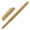 Ручка подарочная перьевая GALANT "VERSUS", корпус золотистый, детали золотистые, узел 0,8 мм, синяя, 143528 - фото 2583116