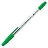 Ручка шариковая BRAUBERG "M-500 CLASSIC", ЗЕЛЕНАЯ, корпус прозрачный, узел 0,7 мм, линия письма 0,35 мм, 143447 - фото 2583174