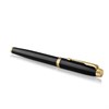 Ручка-роллер PARKER "IM Core Black Lacquer GT", черный глянцевый лак, позолота, черная, 1931659 - фото 2583189
