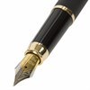 Ручка подарочная перьевая BRAUBERG "Brioso", СИНЯЯ, корпус черный с золотистыми деталями, 143467 - фото 2583497