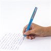 Ручка шариковая масляная с грипом BRAUBERG "Roll", СИНЯЯ, корпус синий, узел 0,7 мм, линия письма 0,35 мм, 143005 - фото 2583652