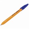 Ручка шариковая STAFF "C-51", СИНЯЯ, корпус оранжевый, узел 1 мм, линия письма 0,5 мм, 143332 - фото 2583820