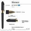 Ручка шариковая BRUNO VISCONTI "Monaco", черный корпус, узел 0,5 мм, линия письма 0,3 мм, синяя, 20-0125/01 - фото 2583875