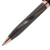 Ручка подарочная шариковая GALANT "FACTURA", корпус черный/оружейный металл, детали розовое золото, узел 0,7 мм, синяя, 143513 - фото 2583896