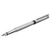 Ручка подарочная перьевая GALANT "SPIGEL", корпус серебристый, детали хромированные, узел 0,8 мм, 143530 - фото 2583959