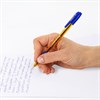 Ручка шариковая масляная c грипом STAFF "Manager OBP-267", СИНЯЯ, корпус оранжевый, линия письма 0,35 мм, 142979 - фото 2583997